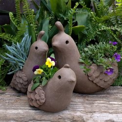 Margaret Hudson's Earth Arts Studio & Gallery - Many of our sculptures are also available as planter