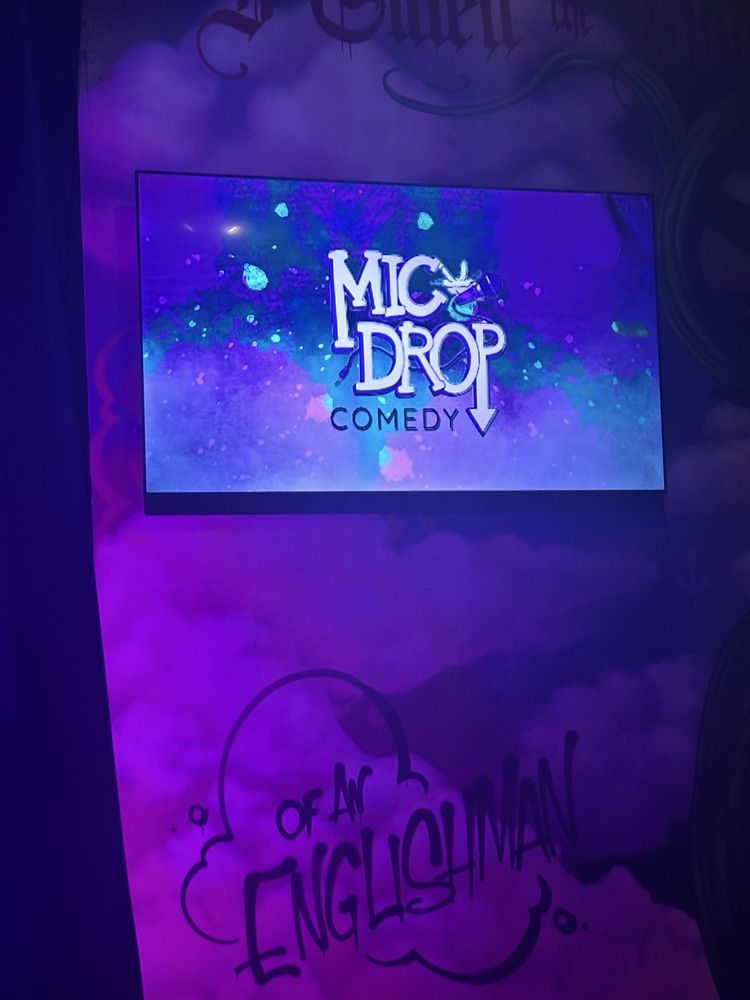 Mic Drop Comedy Logo