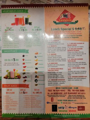 Menu photo 3 Tacos Y Jugos Genesis Elmhurst, NY Menu photo 3 Tacos Y Jugos Genesis Elmhurst, NY