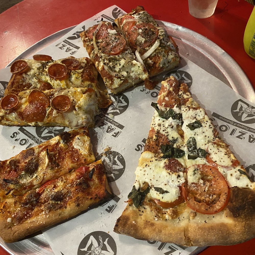 Fazio's - Shared some slices. - Pizza Near Me - Brooklyn, New York