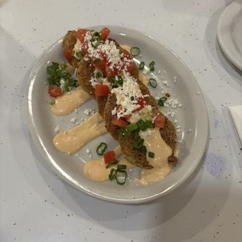 The Med - Fried Green Tomatoes - Mediterranean Near Me - Asheville, North Carolina The Med - Fried Green Tomatoes - Mediterranean Near Me - Asheville, North Carolina