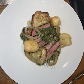 Vermilion - Bison hanger steak - New American Near Me - Alexandria, Virginia