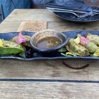Kaiyo Rooftop - Vegetable gyoza - Peruvian Near Me - San Francisco, California Kaiyo Rooftop - Vegetable gyoza - Peruvian Near Me - San Francisco, California