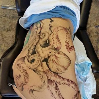 Donovan's Black Label Tattoo - Octopus design - Tattoo Near Me - Vancouver, Washington Donovan's Black Label Tattoo - Octopus design - Tattoo Near Me - Vancouver, Washington