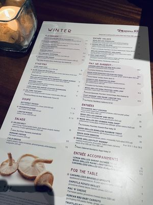 Menu photo 5 Seasons 52 Plano, TX