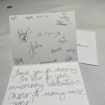 The Vine - Note from staff - Cocktail Bars Near Me - Elkhart, Indiana