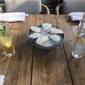 Uchi Miami - Kori kaki, oysters with lemon grass, coconut and lime - Asian Fusion Near Me - Miami, Florida Uchi Miami - Kori kaki, oysters with lemon grass, coconut and lime - Asian Fusion Near Me - Miami, Florida