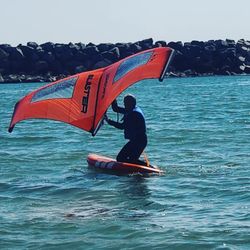 Wing foil lesson, windsailing lessons, surfing lessons, standup paddleboard lessons, Windsurfing Rentals in Oxnard, Ca