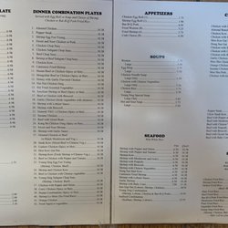Young Sing Chinese Restaurant - Menu