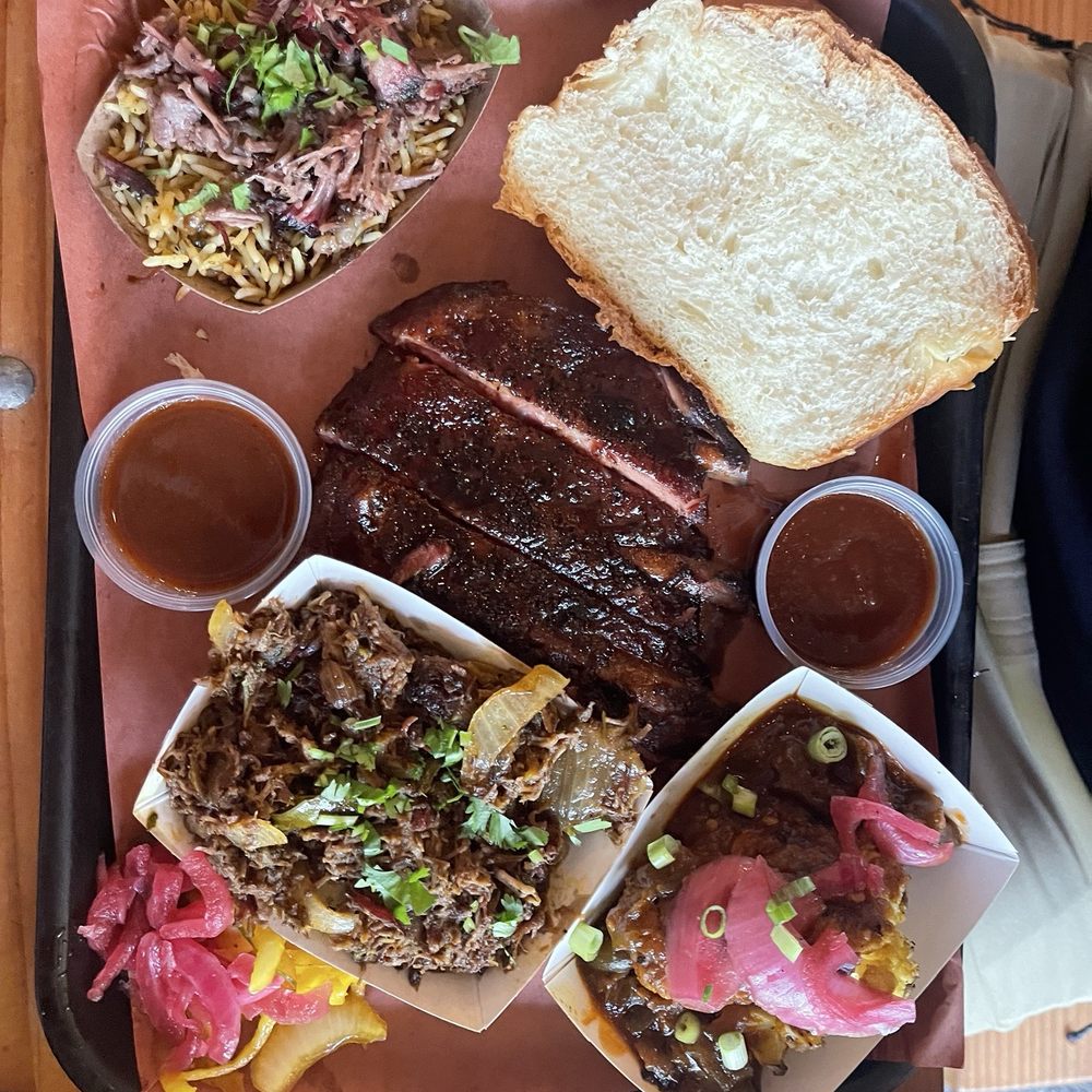 Southern Junction - Two meats ribs and Barbacurry Beef Sides brisket biriayani & cauliflower - Indian Near Me - Buffalo, New York Southern Junction - Two meats ribs and Barbacurry Beef Sides brisket biriayani & cauliflower - Indian Near Me - Buffalo, New York