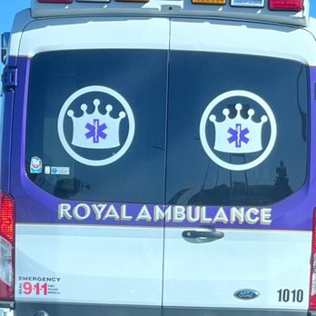 Royal Ambulance - Behind the ambulance who tailgated me driving and then switched lanes and cut me off. - Medical Transportation Near Me - San Leandro, California Royal Ambulance - Behind the ambulance who tailgated me driving and then switched lanes and cut me off. - Medical Transportation Near Me - San Leandro, California
