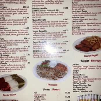 Riviera Maya - Menu - Mexican Near Me - Rising Sun, Maryland