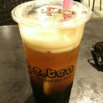 E Tea Bubble Tea Restaurant - Lemon green tea - Taiwanese Near Me - Vancouver, British Columbia