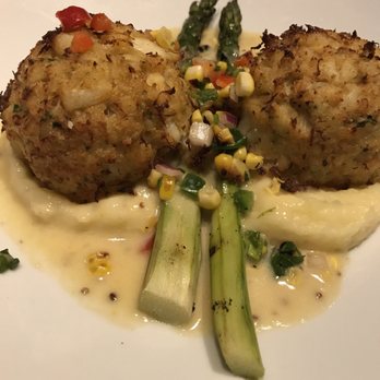 Ray's On the River - Crab cakes come with sides. Yummy! - Seafood Near Me - Sandy Springs, Georgia Ray's On the River - Crab cakes come with sides. Yummy! - Seafood Near Me - Sandy Springs, Georgia