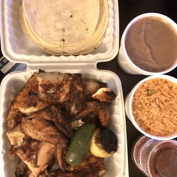 El Pollo Rey - Whole chicken w/ 2 sides- rice and refried beans - Mexican Near Me - Seaside, California El Pollo Rey - Whole chicken w/ 2 sides- rice and refried beans - Mexican Near Me - Seaside, California