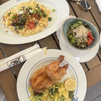 Zum Franziskaner - Chicken, salad, Kartoffelgratin - Bavarian Near Me - Munich, BY Zum Franziskaner - Chicken, salad, Kartoffelgratin - Bavarian Near Me - Munich, BY