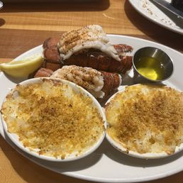 Twin Cold-Water Atlantic Lobster Tails Entree Twin Cold-Water Atlantic Lobster Tails Entree