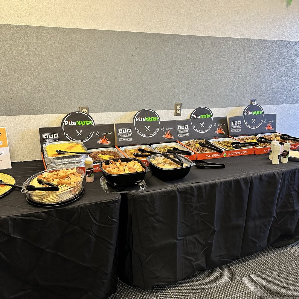 Pita Bistro - Really easy catering setup! - Mediterranean Near Me - Phoenix, Arizona Pita Bistro - Really easy catering setup! - Mediterranean Near Me - Phoenix, Arizona