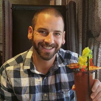 T Cook's - My husband enjoying the Ultimate Bloody Mary - New American Near Me - Phoenix, Arizona