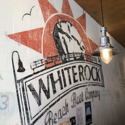 White Rock Beach Beer - Logo on wall~