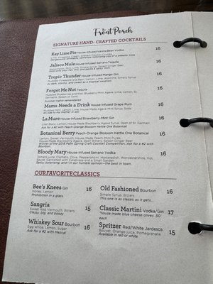 Menu photo 6 The Front Porch Palm Springs, CA Menu photo 6 The Front Porch Palm Springs, CA