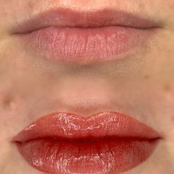 Hoshi Studio - Lip Blush immediately after procedure
