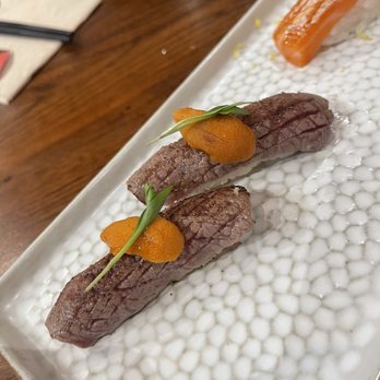 Fujiya - Japanese A5 Wagyu with Uni- Straight BUTTER, YES! - Japanese Near Me - Elk Grove, California Fujiya - Japanese A5 Wagyu with Uni- Straight BUTTER, YES! - Japanese Near Me - Elk Grove, California