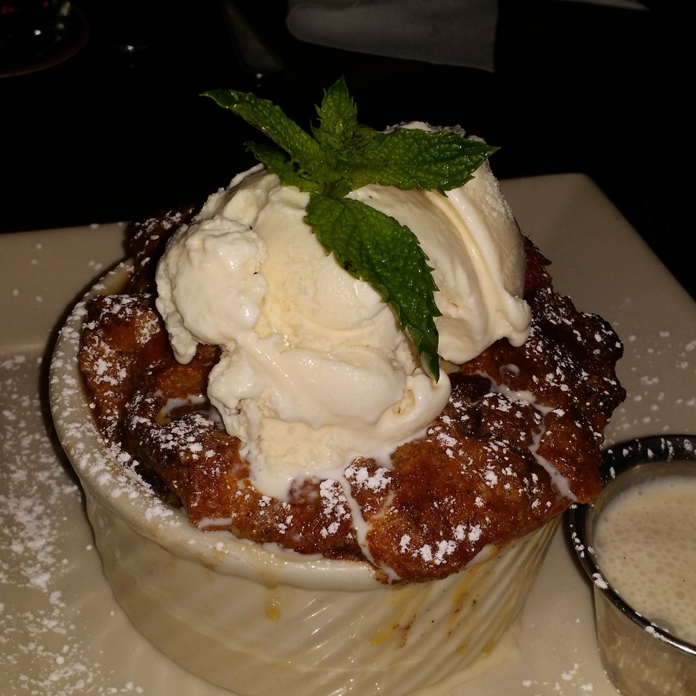 Pappadeaux Seafood Kitchen - Here is the praline and pecan bread pudding. - Seafood Near Me - Conroe, Texas