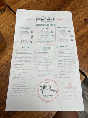 Menu photo 4 Venice Beach Bar & Kitchen Venice, CA Menu photo 4 Venice Beach Bar & Kitchen Venice, CA