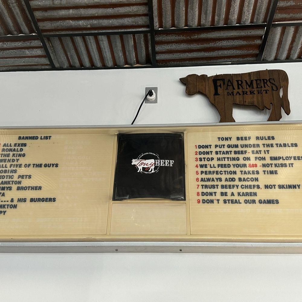 Tony Beef - Burgers Near Me - Galloway, New Jersey