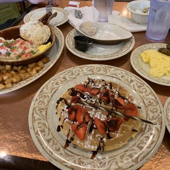 Another Broken Egg Cafe - Lobster Omelette  Chocolate Waffle Beignet - Breakfast & Brunch Near Me - Pensacola, Florida