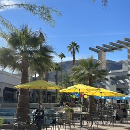 Nice outdoor patio. Inside of coffee shop is very nice also.