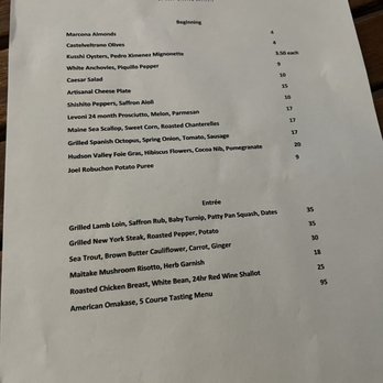 Violet - Menu - New American Near Me - Seattle, Washington