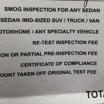 ABC Smog Check STAR Station - New prices which are $10-20 more than the posted prices. Only the Certificate price is the same - Smog Check Stations Near Me - Bell, California ABC Smog Check STAR Station - New prices which are $10-20 more than the posted prices. Only the Certificate price is the same - Smog Check Stations Near Me - Bell, California