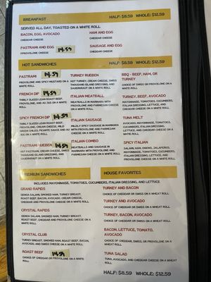 Menu photo 4 Crystal Creek Sandwich Flagstaff, AZ