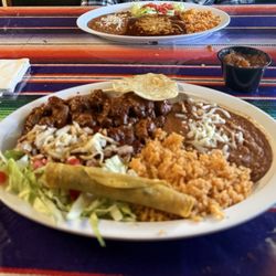Combination number 3 and enchilada plate!