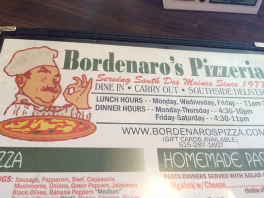 Bordenaro's Pizza & Pasta by null