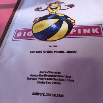 Big Pink - Pizza Near Me - Miami Beach, Florida