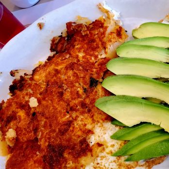 Tibbett Diner - Hubs extra crispy hash browns + avocado - 3/23/2025 - Diners Near Me - Bronx, New York Tibbett Diner - Hubs extra crispy hash browns + avocado - 3/23/2025 - Diners Near Me - Bronx, New York