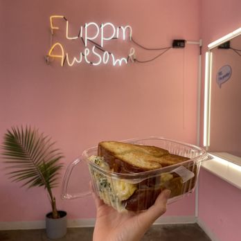 Flippoly - Ham and Cheese Sandwich - Coffee & Tea Near Me - Buena Park, California Flippoly - Ham and Cheese Sandwich - Coffee & Tea Near Me - Buena Park, California