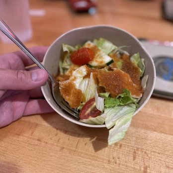 Tsukiyomi Sushi - Green salad - Japanese Near Me - Winter Haven, Florida