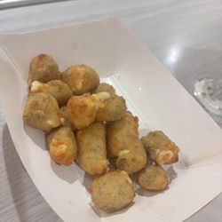 Dill pickle cheese curds