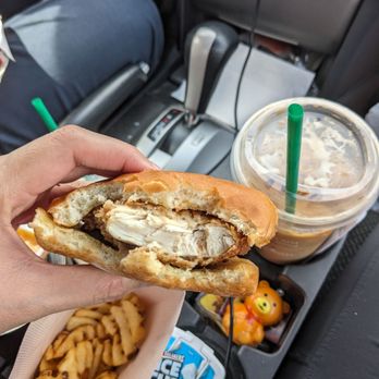 Chick-fil-A - ows a person holding a sandwich and french fries - Salad Near Me - Chicago, Illinois Chick-fil-A - ows a person holding a sandwich and french fries - Salad Near Me - Chicago, Illinois