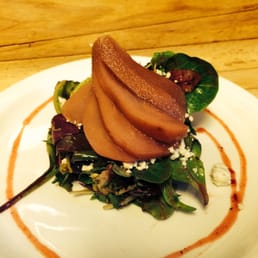 Poached Pear Salad