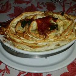 La Cucina - Gôndola de cordeiro com fungui. Excelente pedida e carro chefe da casa.