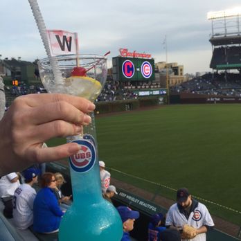 Wrigley Field - The Californians were drinking Mai-Tais :-) bleachers! World Series 10.28.16 - Stadiums & Arenas Near Me - Chicago, Illinois