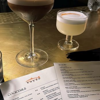 Kayao - Espresso martini and pisco sour - Peruvian Near Me - Chicago, Illinois Kayao - Espresso martini and pisco sour - Peruvian Near Me - Chicago, Illinois