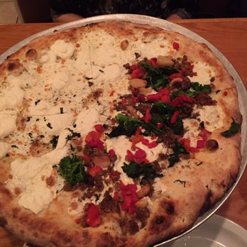The Pie - Half blanco half rustica. Awesome that we could do that. - Pizza Near Me - Port Jefferson, New York The Pie - Half blanco half rustica. Awesome that we could do that. - Pizza Near Me - Port Jefferson, New York