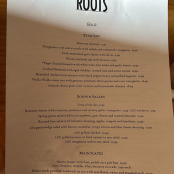 Roots Restaurant and Bar - New American Near Me - Camas, Washington Roots Restaurant and Bar - New American Near Me - Camas, Washington