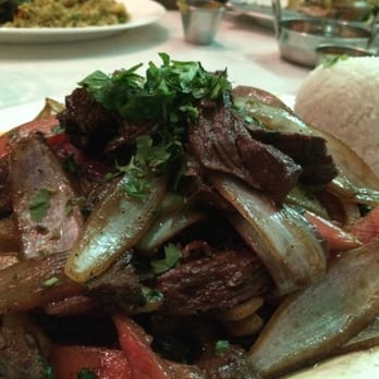 CVI.CHE 105 - Beef with french fries and rice. (Lomo saltado) - Peruvian Near Me - Miami, Florida CVI.CHE 105 - Beef with french fries and rice. (Lomo saltado) - Peruvian Near Me - Miami, Florida